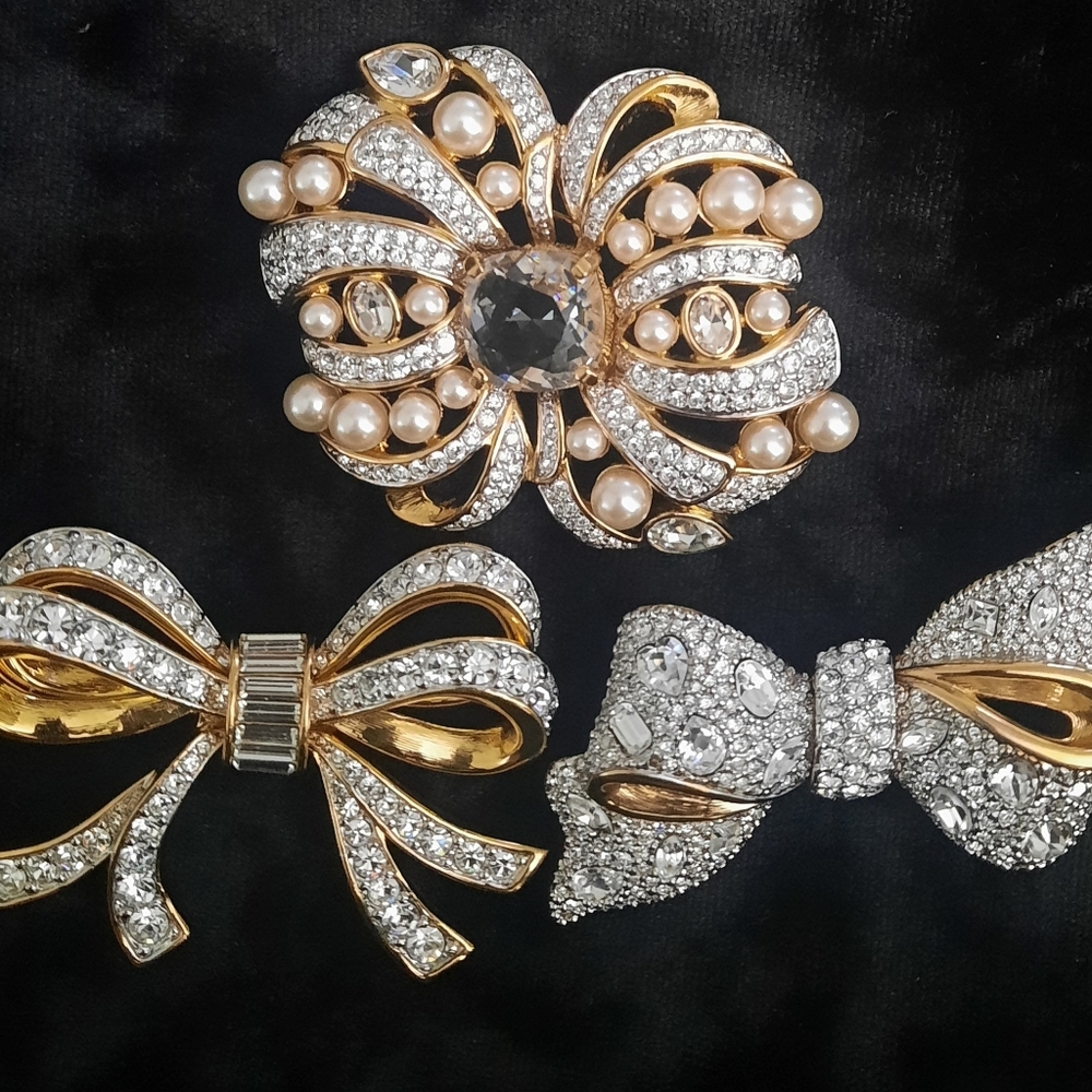 Swarovski Crystal brooches